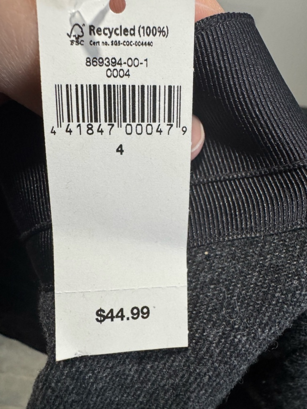 GAP Charcoal Gray Pencil Skirt with Front Slit - Picture 5 of 6